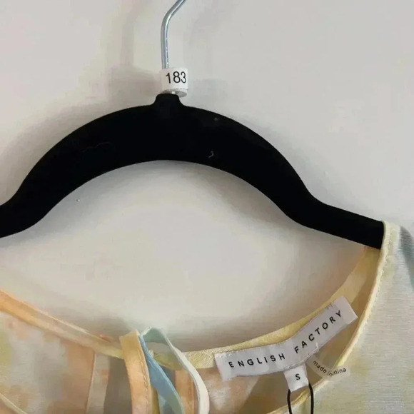 English Factory Tiered Pastel Tie-Dye Dress – Size Small - Picture 4 of 6